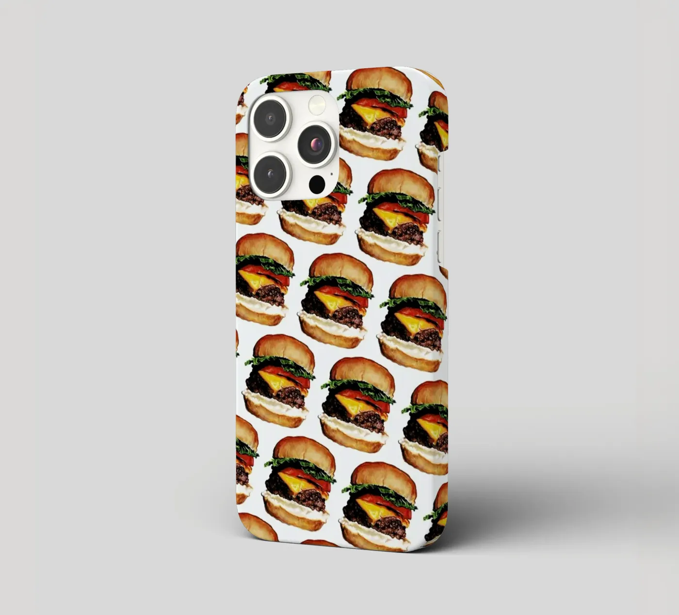Cheeseburger Pattern cover iphone da Kelly Gilleran