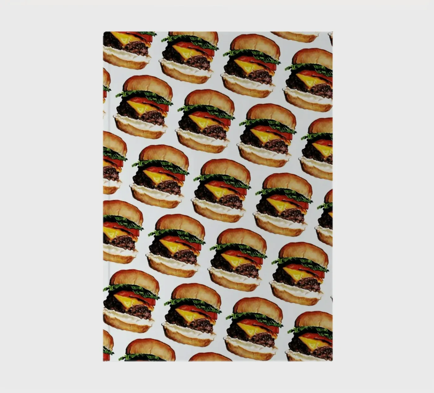 Cheeseburger Pattern Notizbuch von Kelly Gilleran