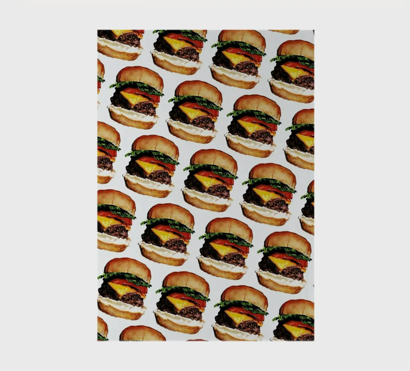 Cheeseburger Pattern Notizbuch von Kelly Gilleran