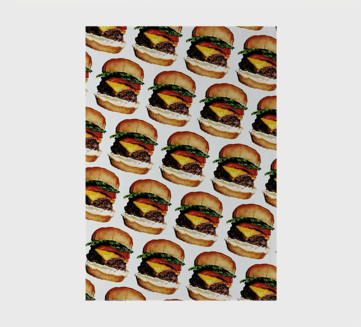 Cheeseburger Pattern quaderno da Kelly Gilleran