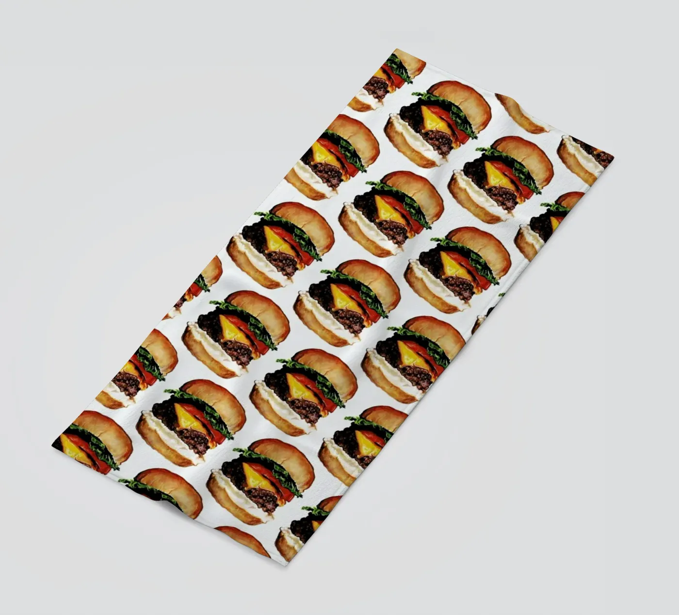 Cheeseburger Pattern telo mare da Kelly Gilleran