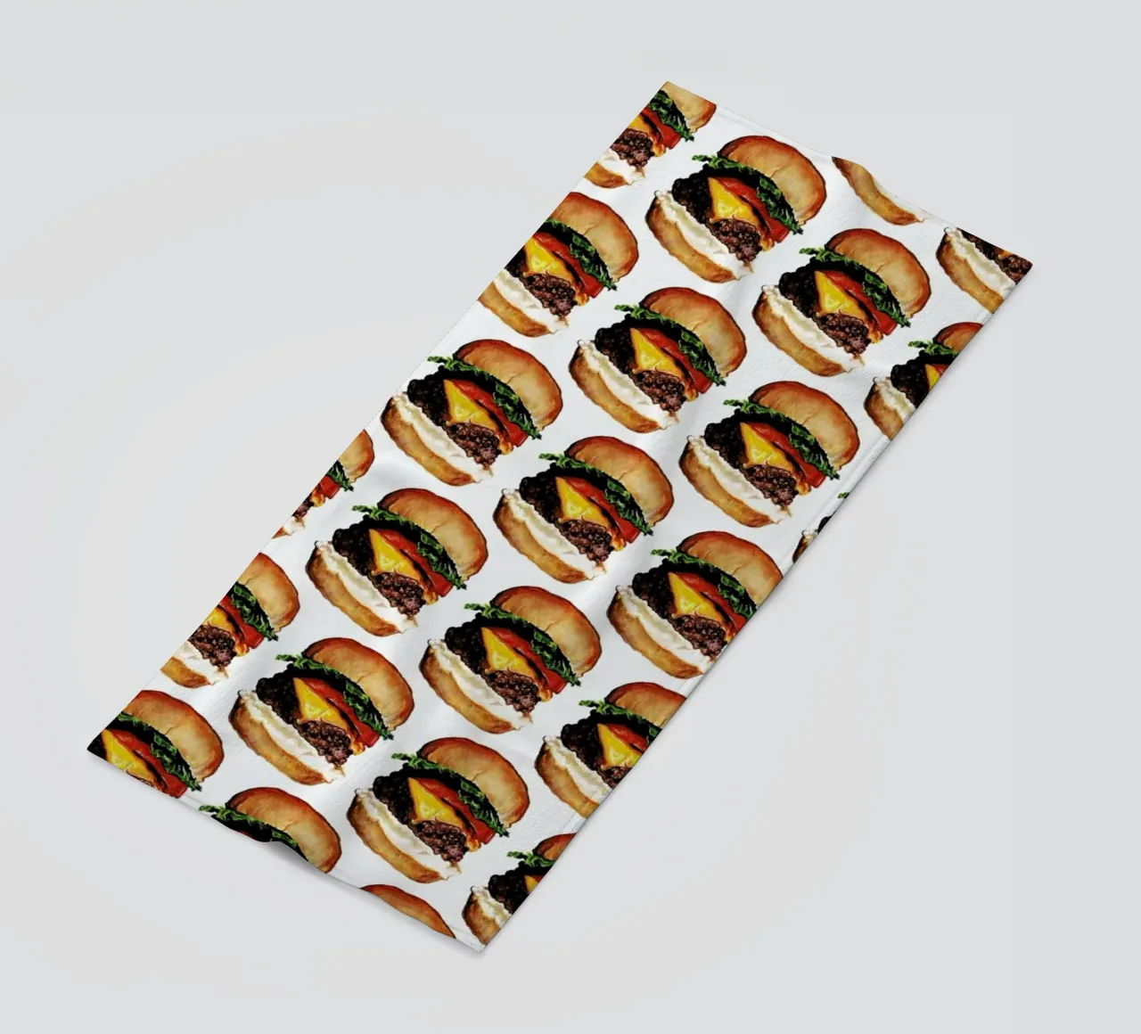 Cheeseburger Pattern telo mare da Kelly Gilleran