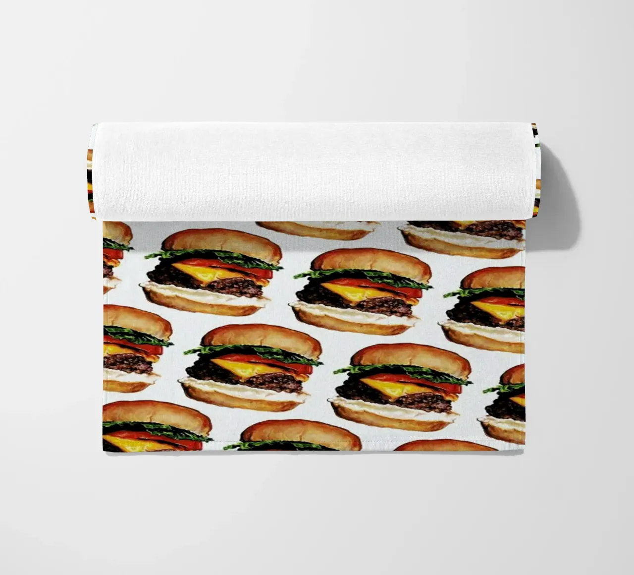 Cheeseburger Pattern telo mare da Kelly Gilleran