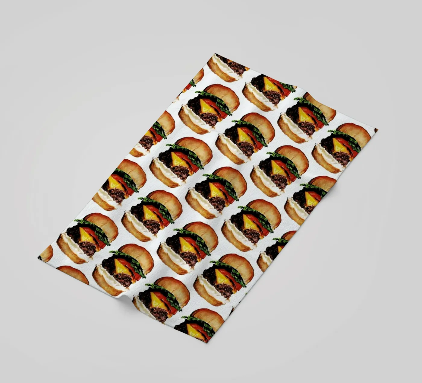 Cheeseburger Pattern telo mare da Kelly Gilleran