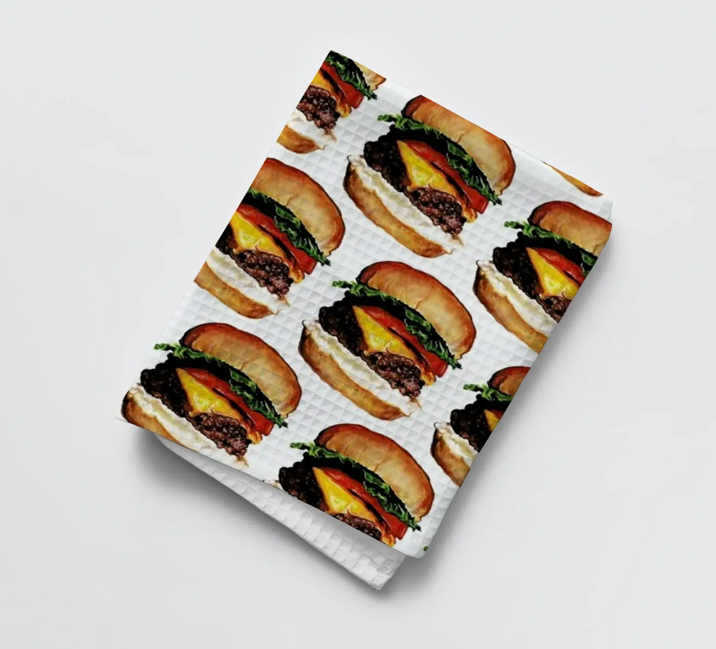 Cheeseburger Pattern torchon de Kelly Gilleran