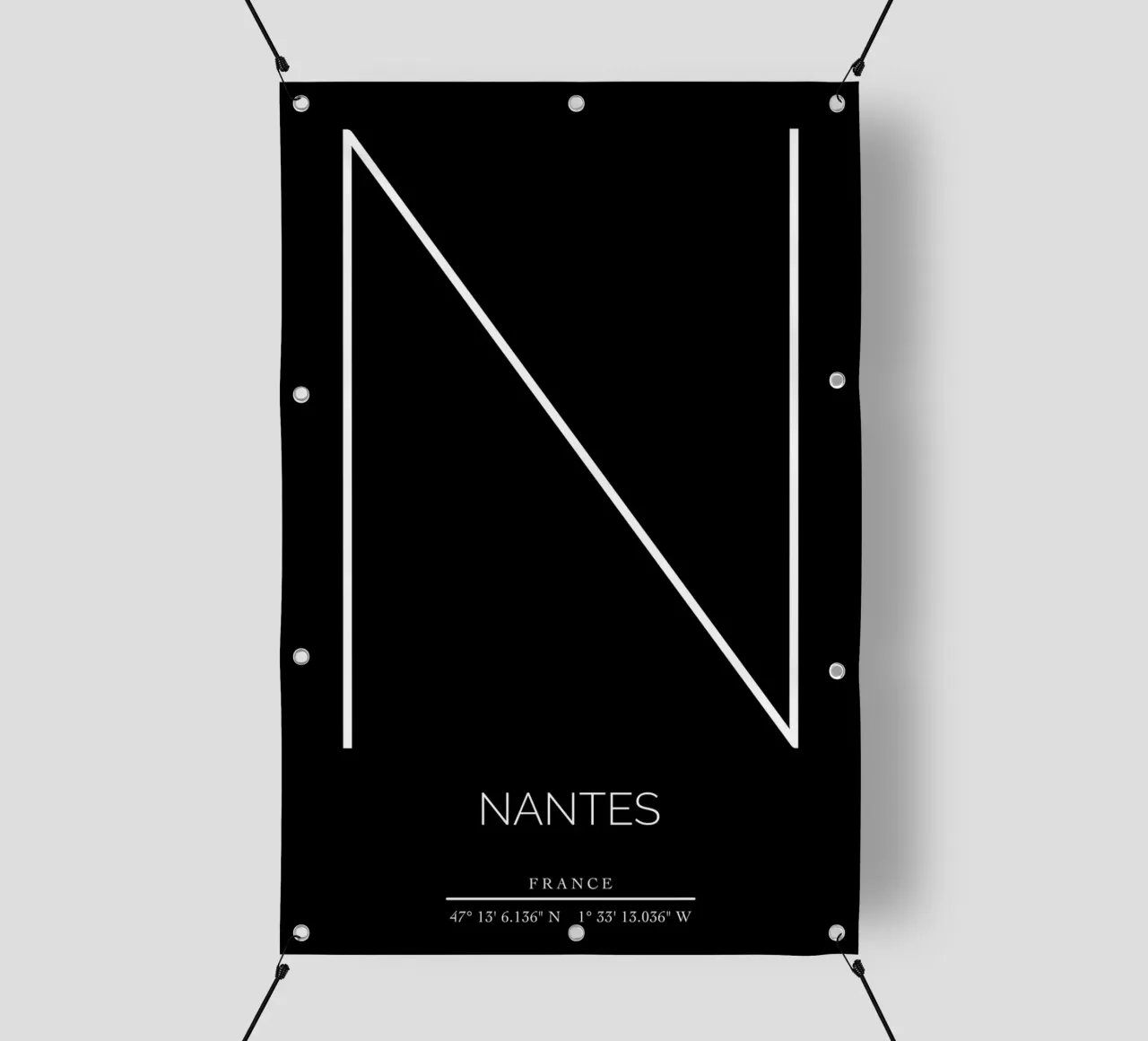 NANTES - noir telo in pvc da CityLights