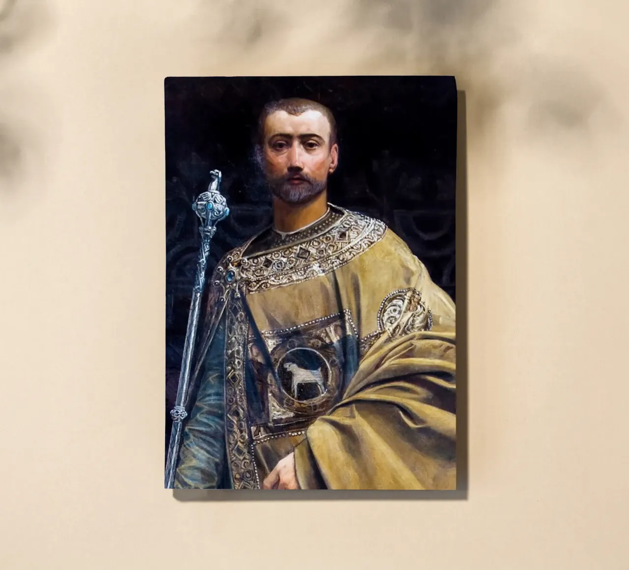 Gustav Klimt’s Portrait of Friedrich I, Count of Zollern notebook by Gustav Klimt ART Prints