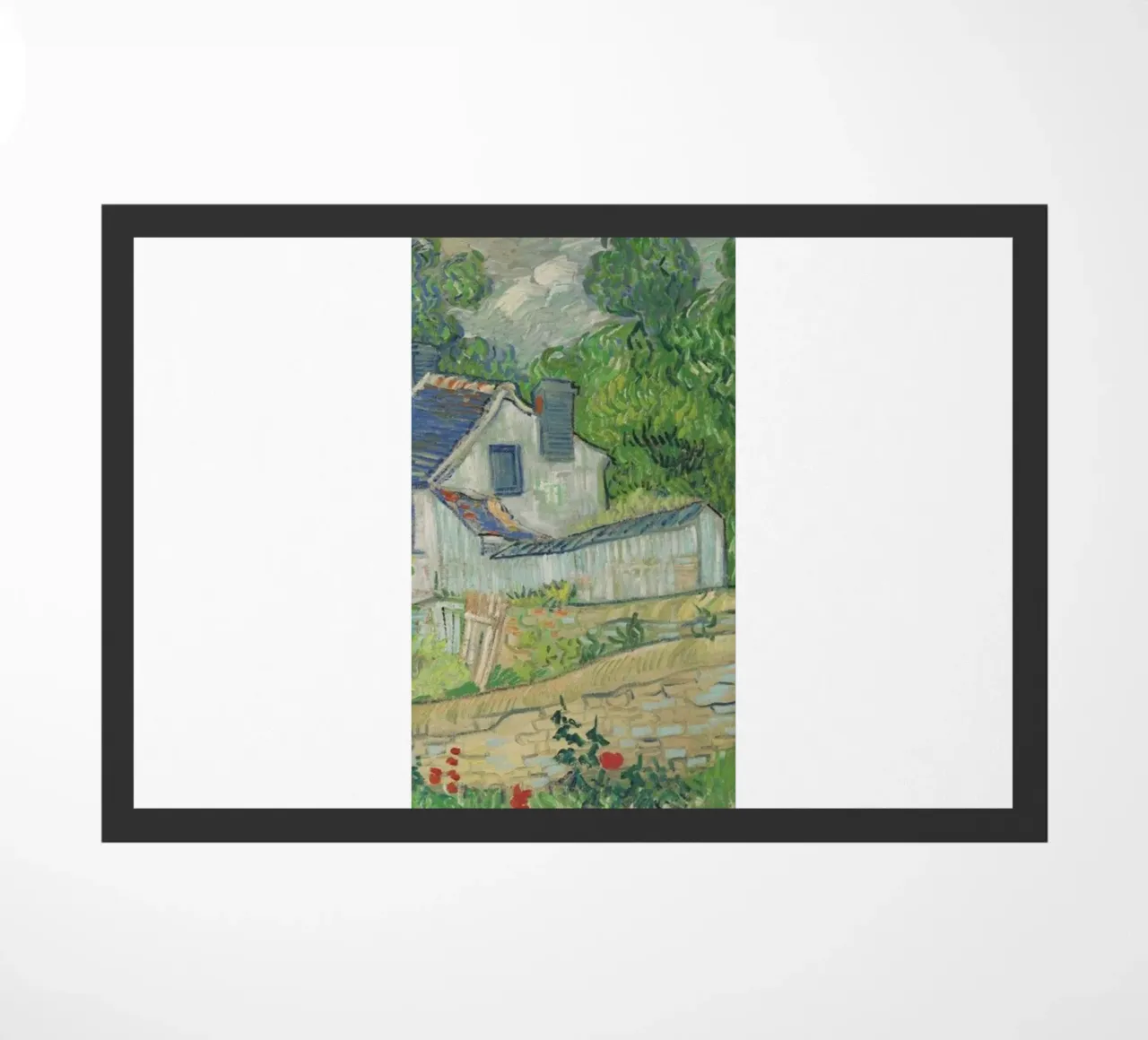 vista delle case a auvers zerbino da Piper Shop Oke
