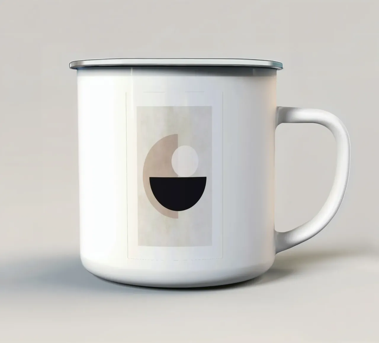 Stampa Inner Circle No1 tazza in smalto da Lonnieprints