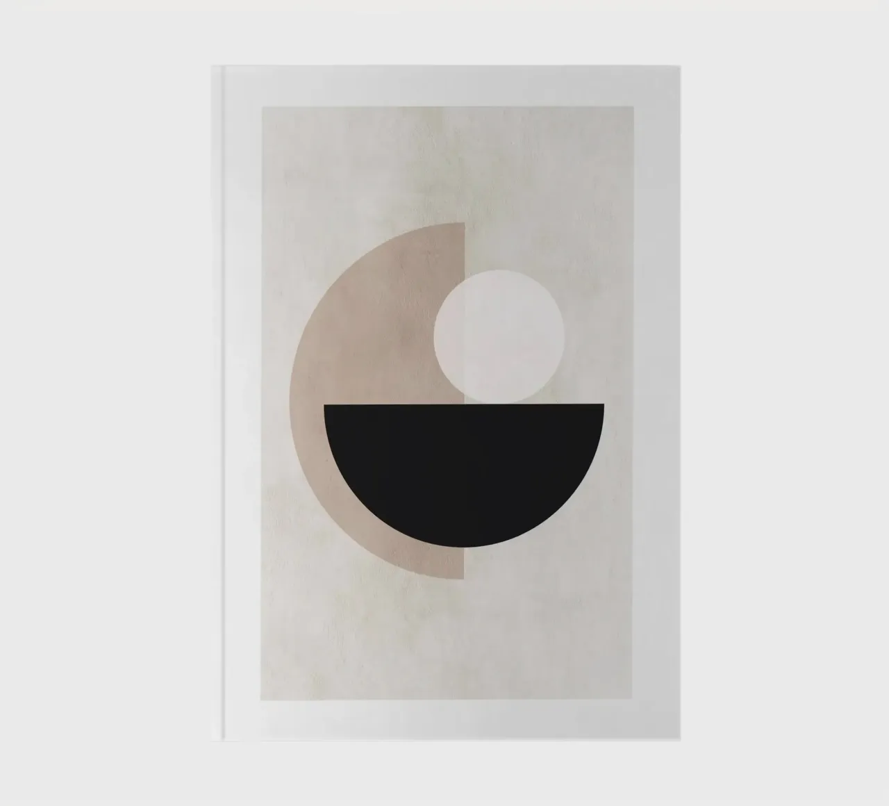 Inner Circle No1 Print notebook by Lonnieprints