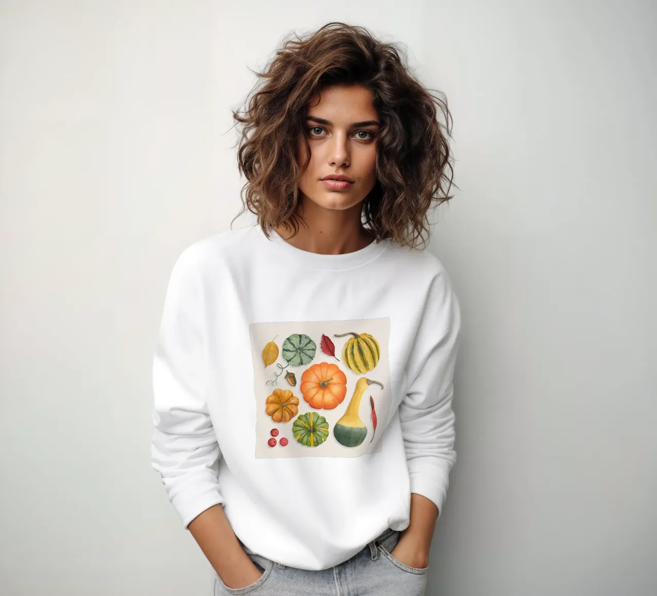 Ricco raccolto in autunno I felpa da medineprint