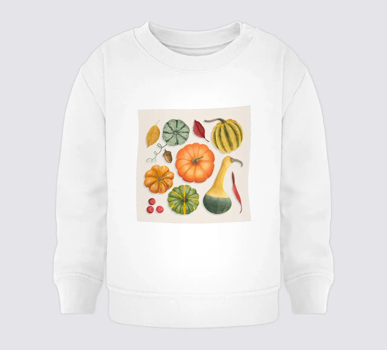 Ricco raccolto in autunno I felpa neonato da medineprint