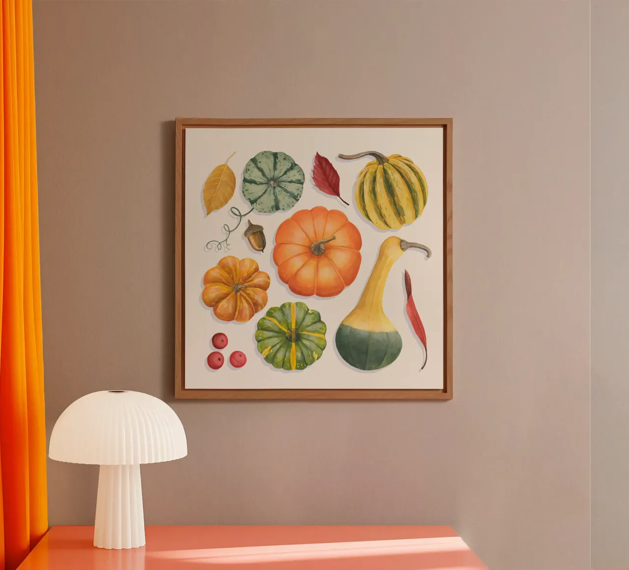 Ricco raccolto in autunno I alluminio dibond da medineprint