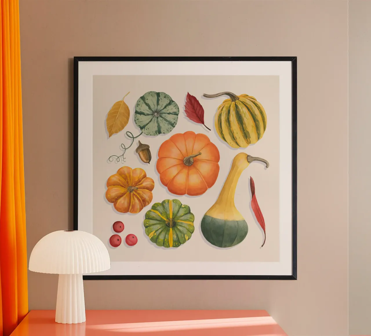 Ricco raccolto in autunno I carta hahnemühle da medineprint