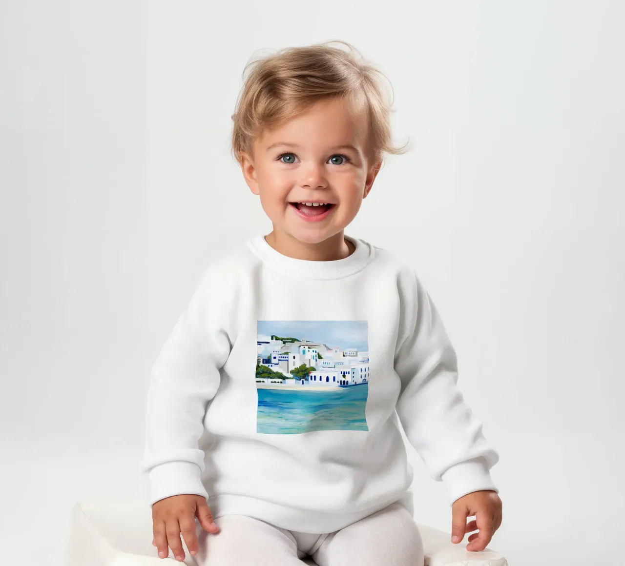 Mykonos I felpa neonato da medineprint