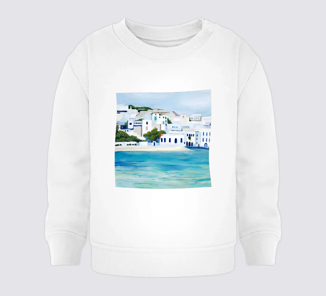 Mykonos I felpa neonato da medineprint