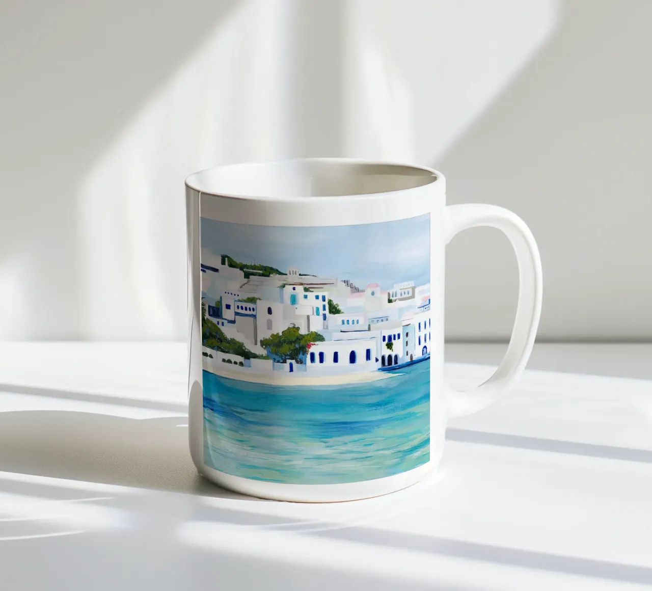 Mykonos I tazza in ceramica da medineprint
