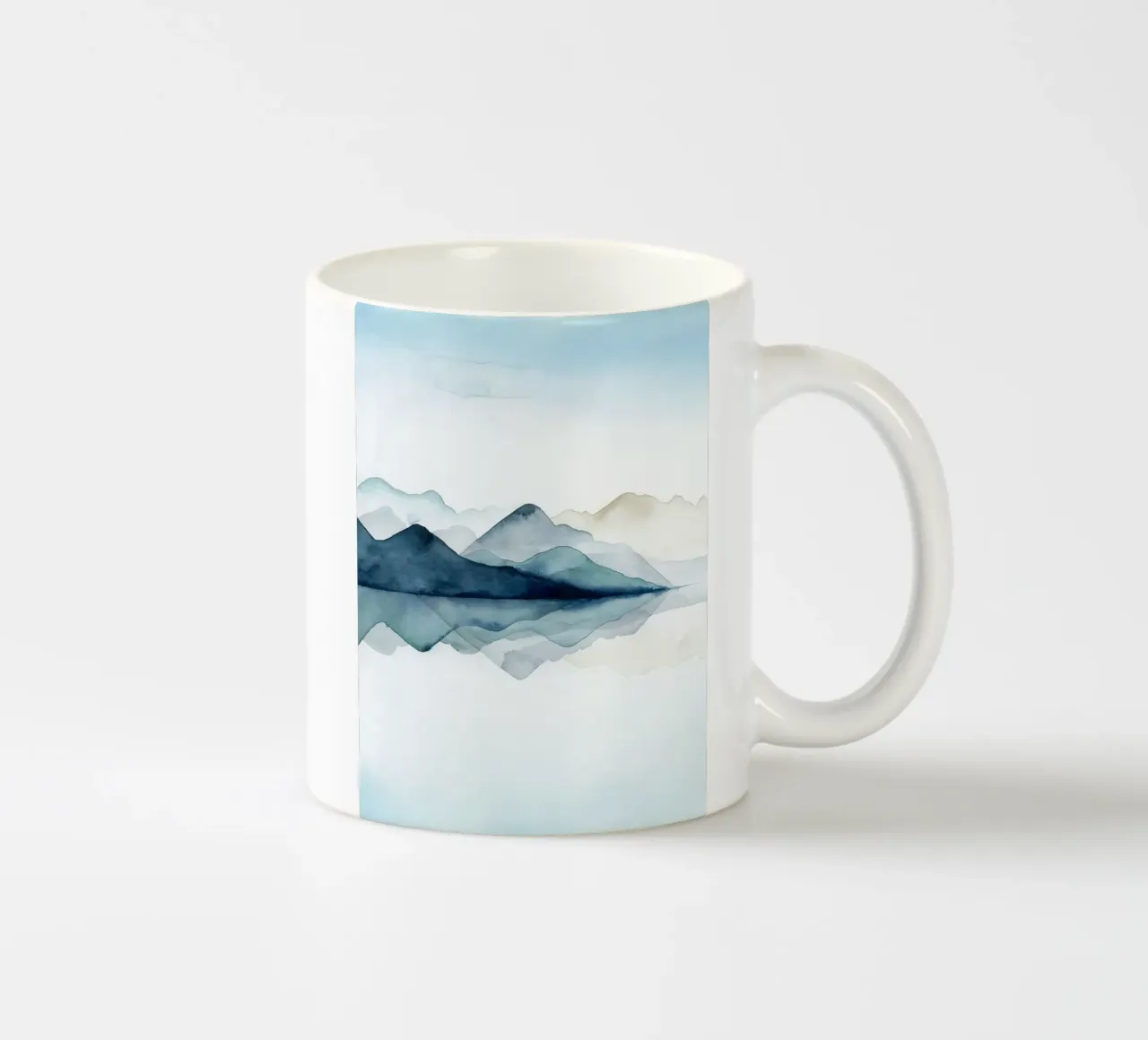 Gletsjerprint - Grace Popp keramische mok van medineprint