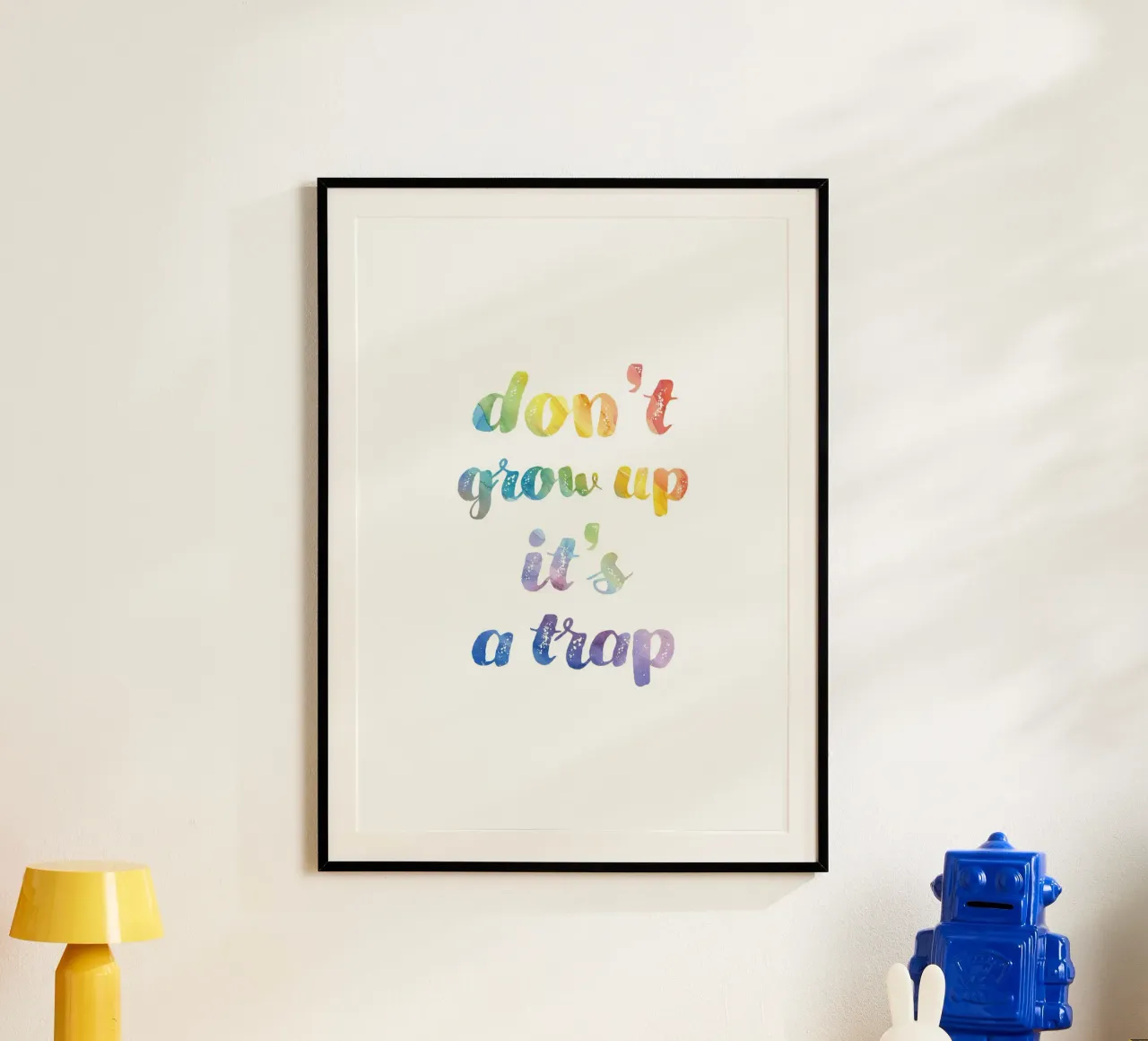 Don't grow up it's a trap poster da PinkCandyWalls