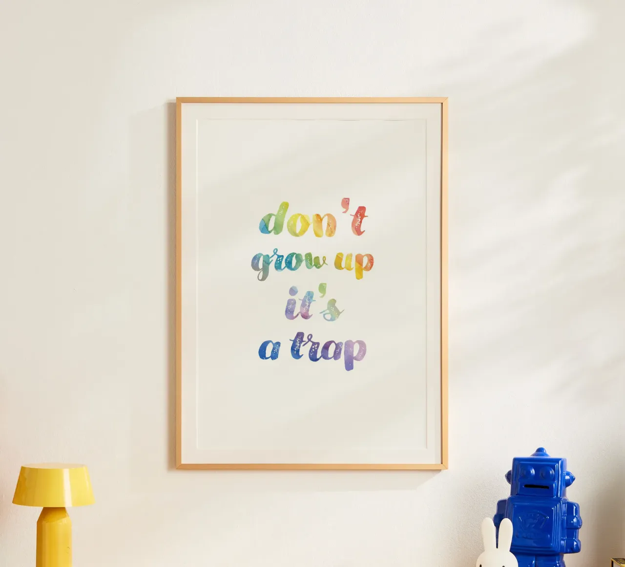 Don't grow up it's a trap poster da PinkCandyWalls