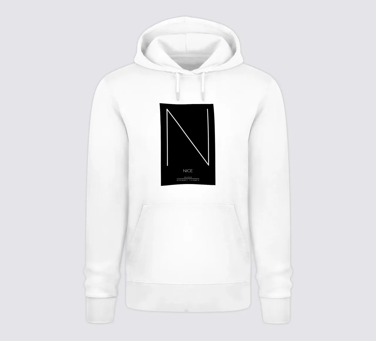 NICE - noir felpa con cappuccio da CityLights