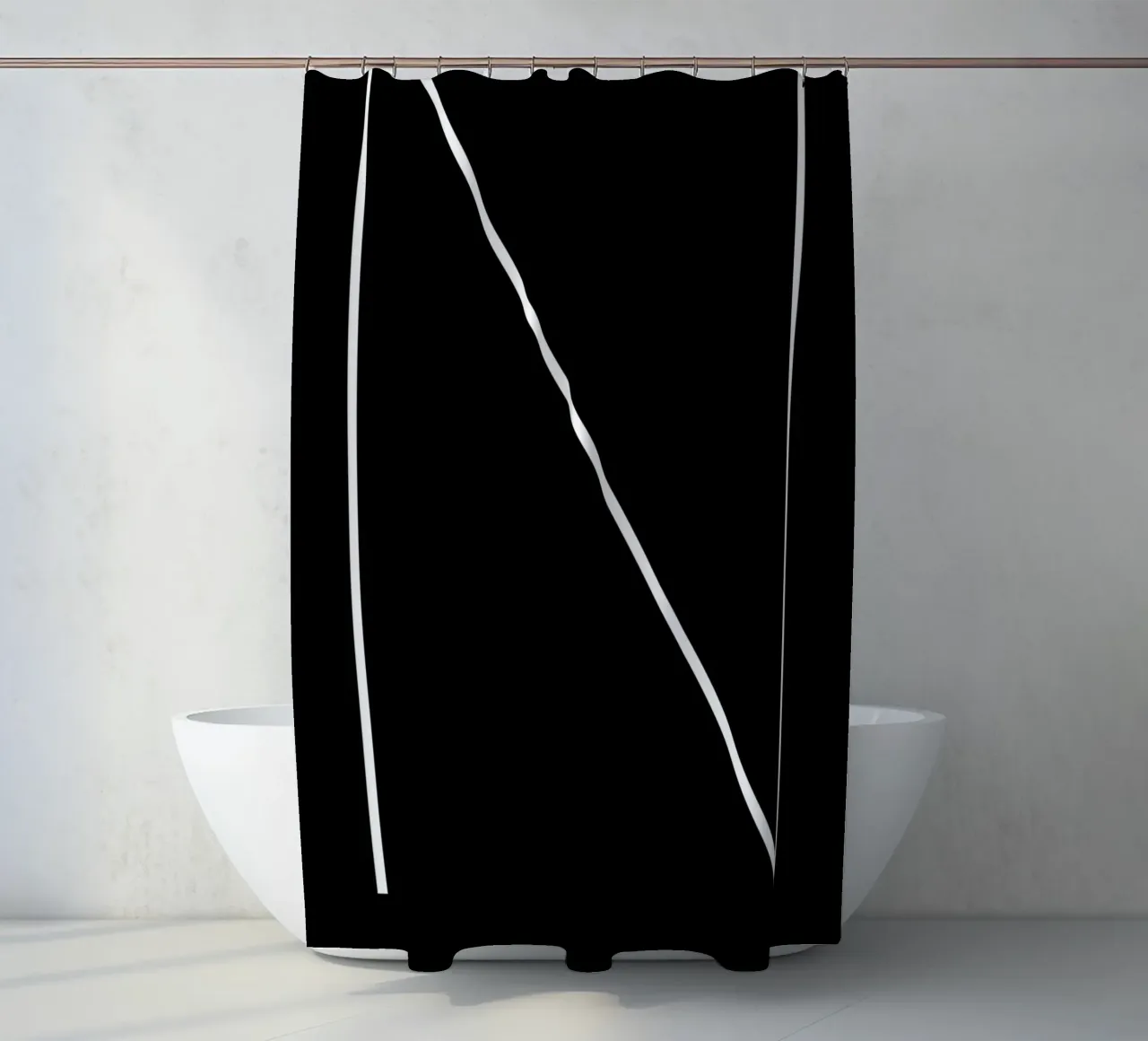 NICE - noir tenda da doccia da CityLights