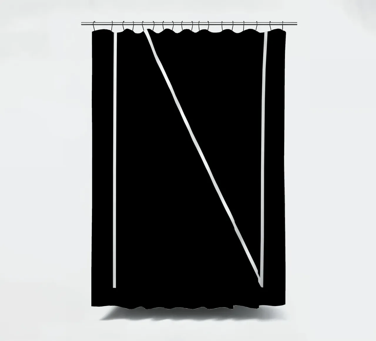 NICE - noir tenda da doccia da CityLights