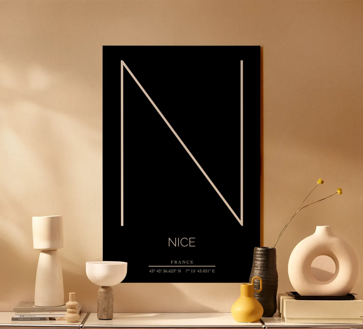 NICE - noir Acryl-Glas von CityLights