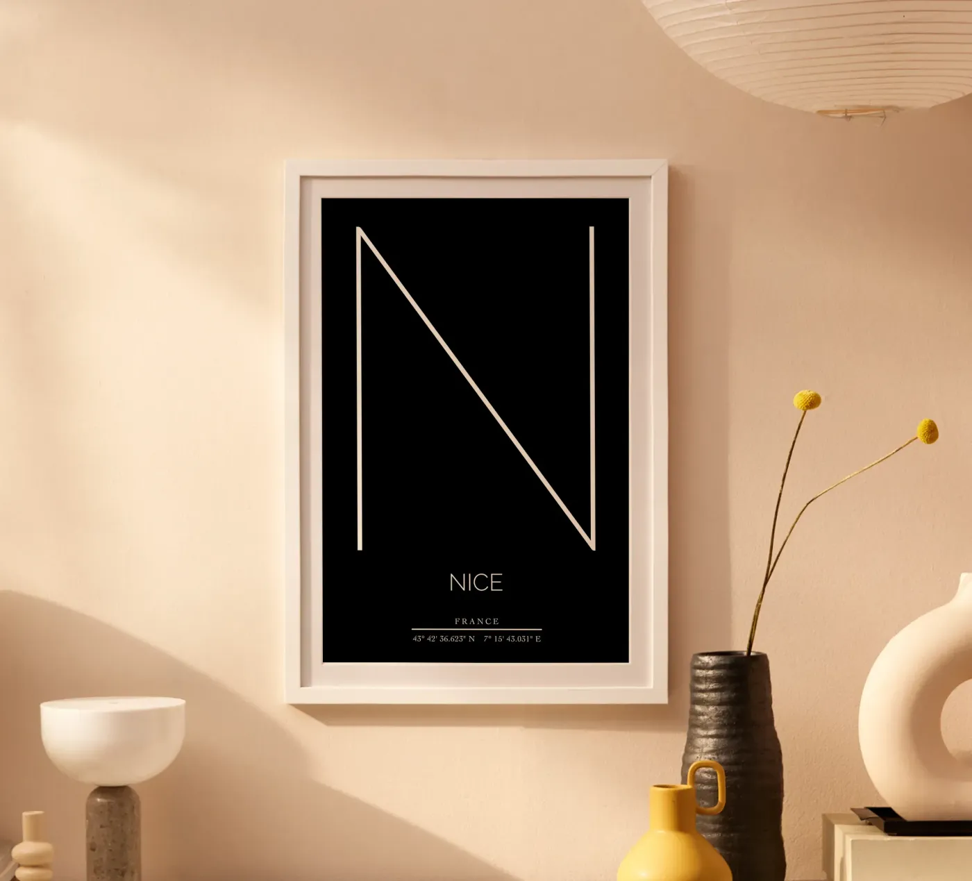 NICE - noir poster van CityLights