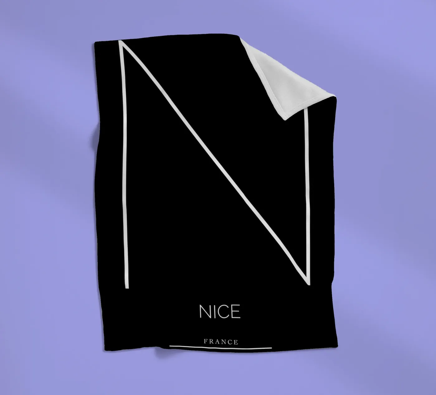 NICE - noir fleecedeken van CityLights