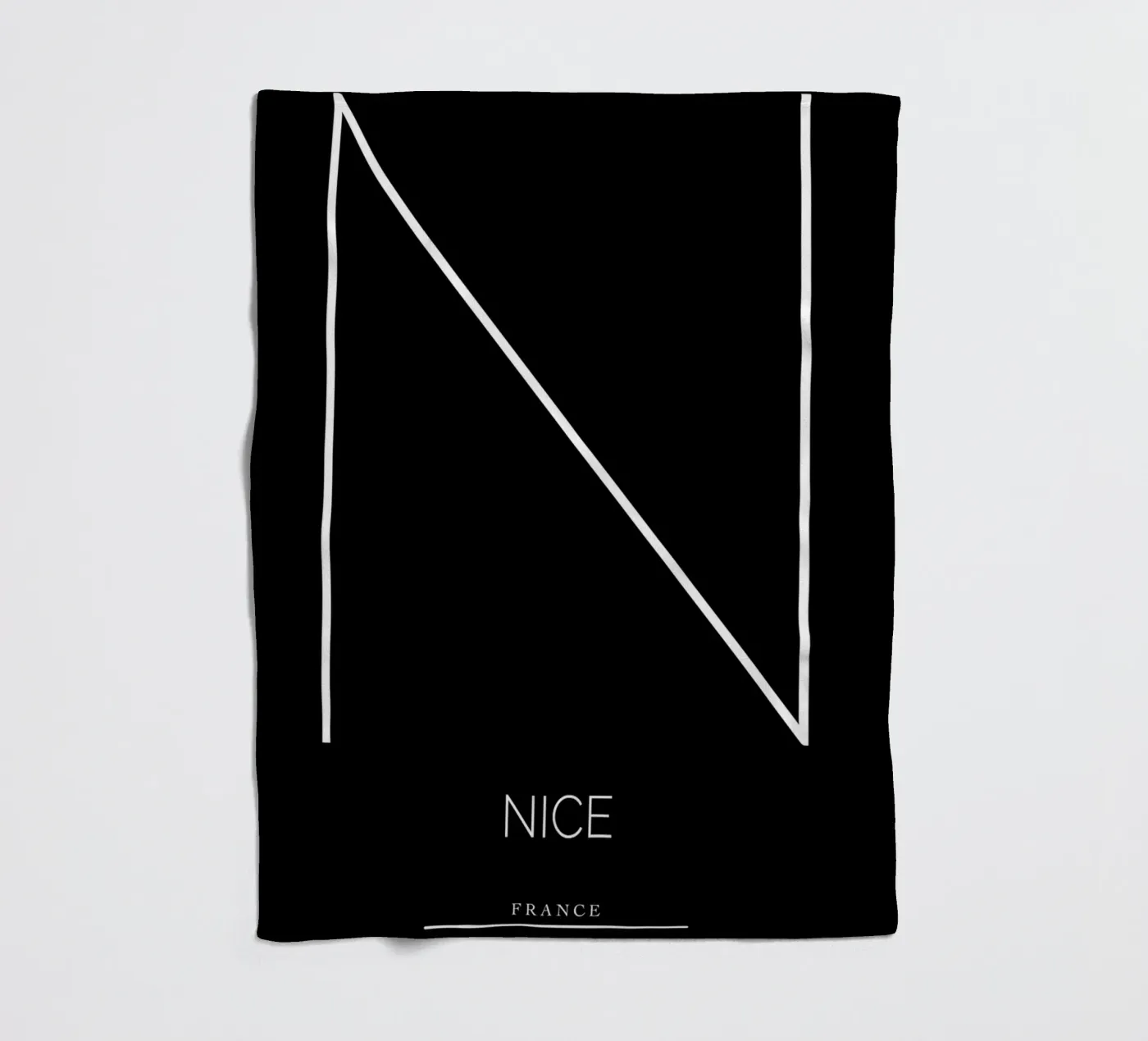 NICE - noir fleecedeken van CityLights