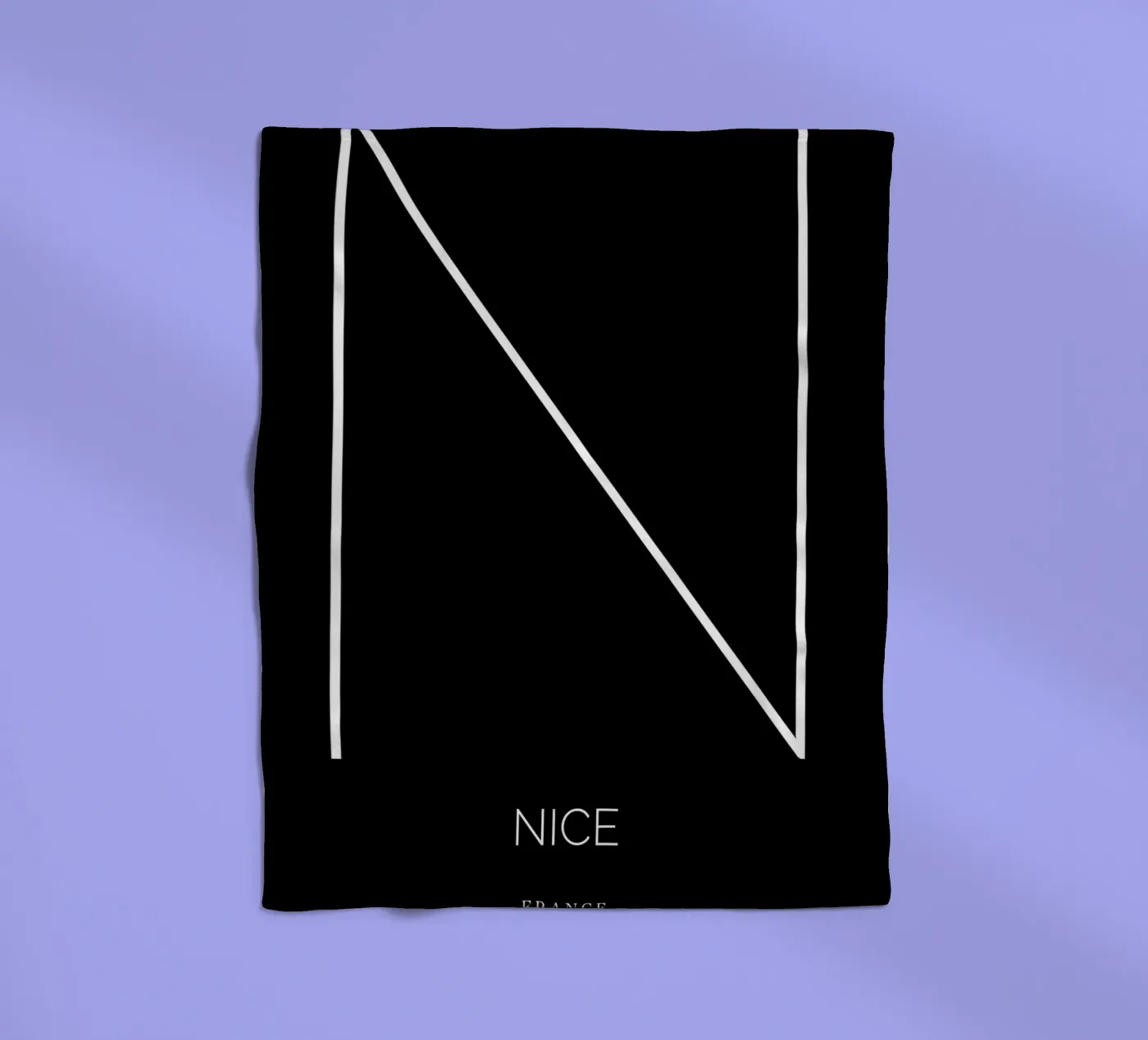 NICE - noir fleecedeken van CityLights