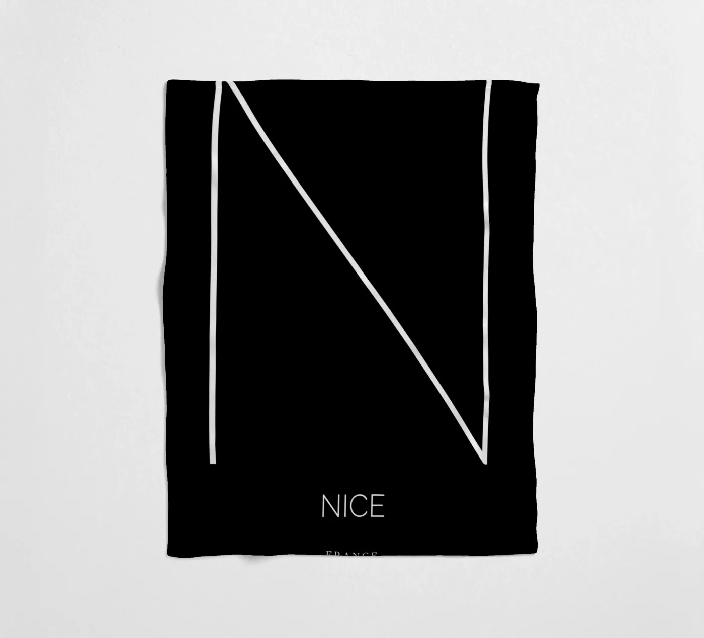 NICE - noir fleecedeken van CityLights