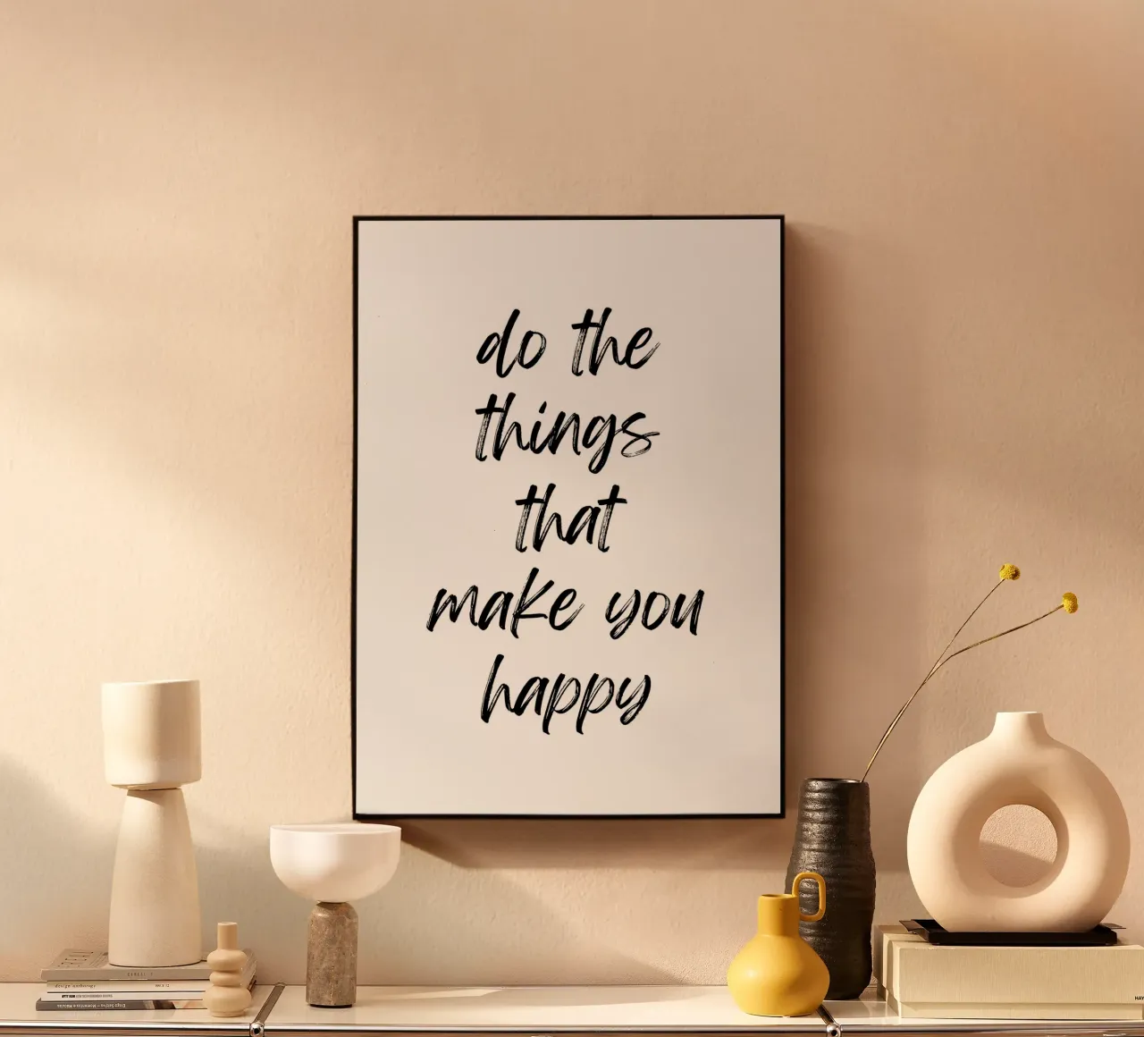 Do the things that make you happy plexiglass da PinkCandyWalls
