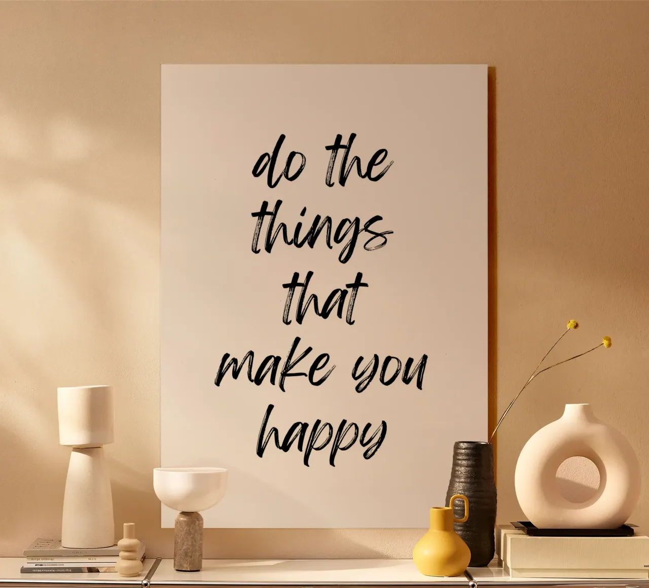 Do the things that make you happy plexiglass da PinkCandyWalls