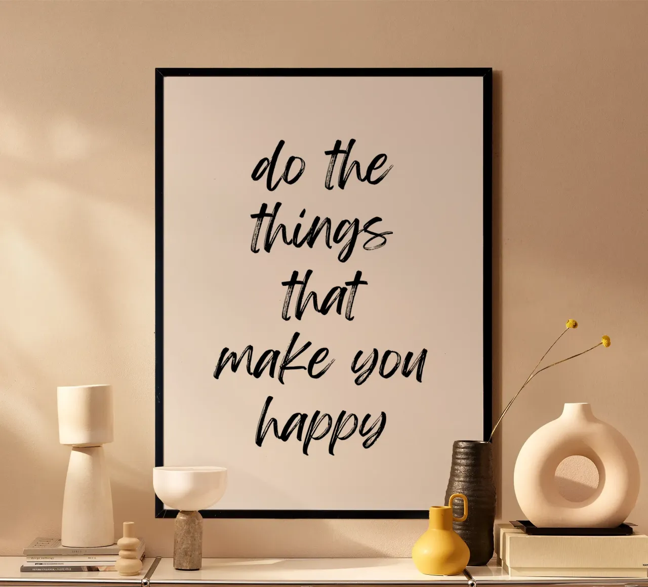 Do the things that make you happy carta hahnemühle da PinkCandyWalls