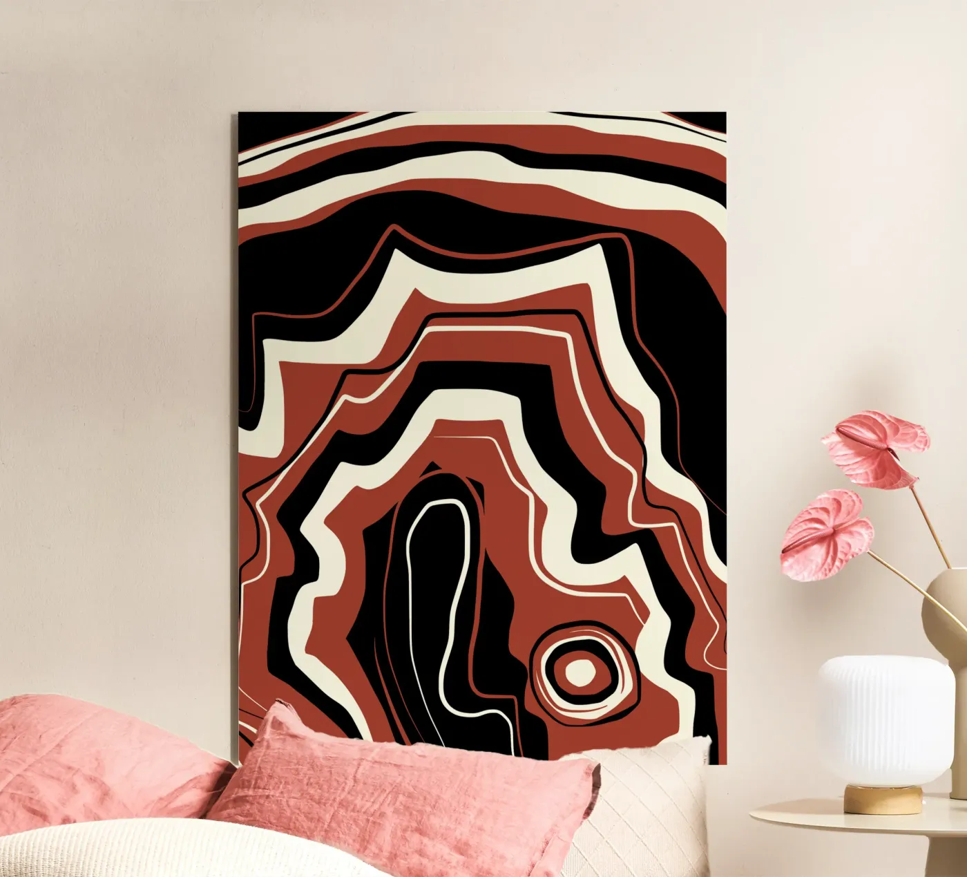 Crystal pattern Forex-Platte von Little Dean