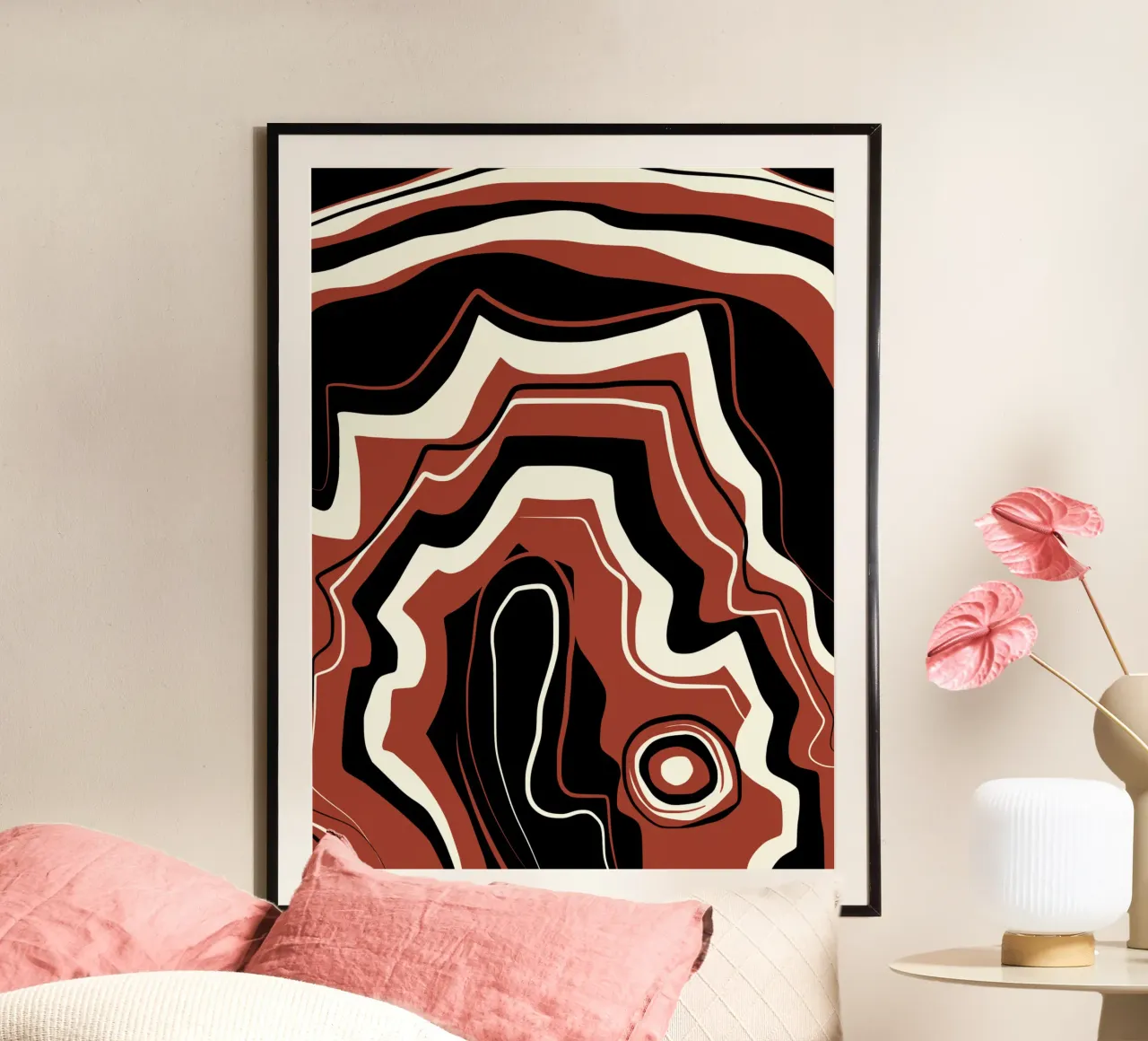 Crystal pattern poster by Little Dean