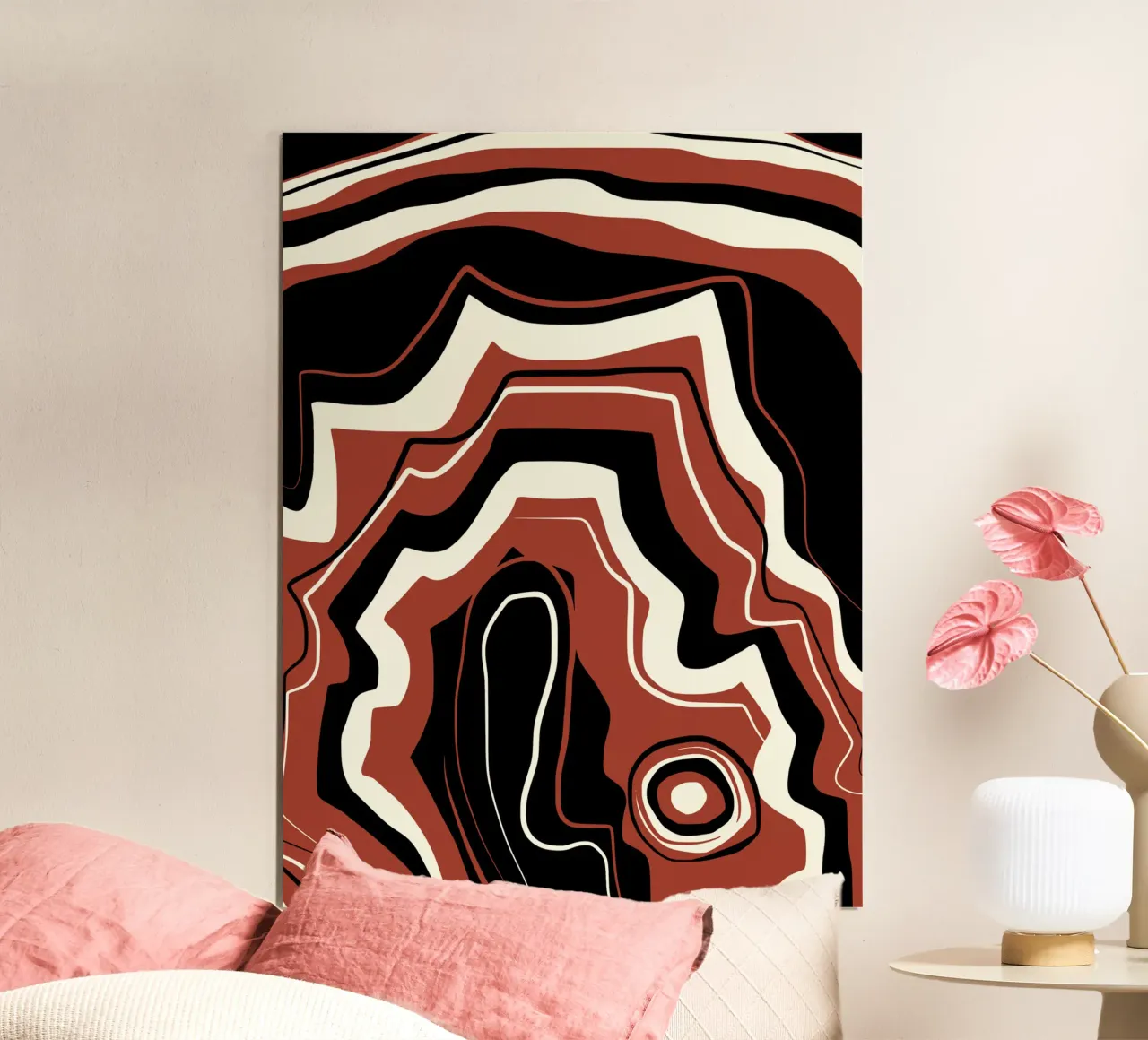 Crystal pattern poster by Little Dean