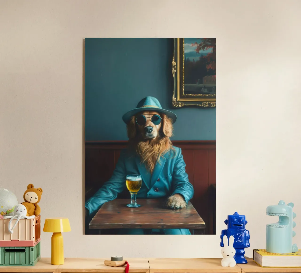 Lucas plexiglass da Affiches Chien Originales – Dogland