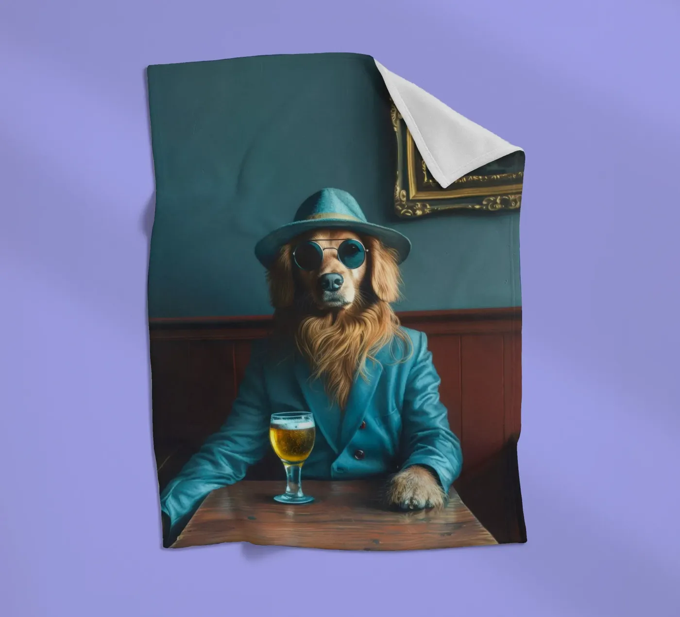 Lucas fleecedeken van Affiches Chien Originales – Dogland