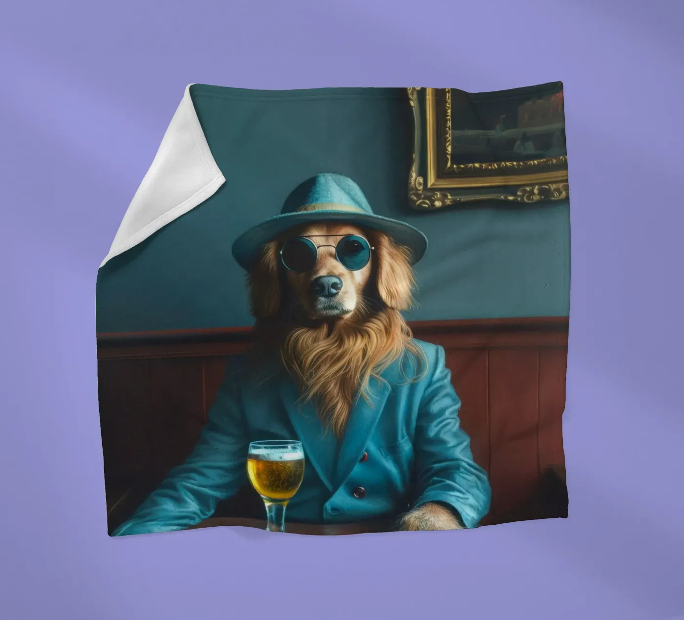 Lucas fleecedeken van Affiches Chien Originales – Dogland