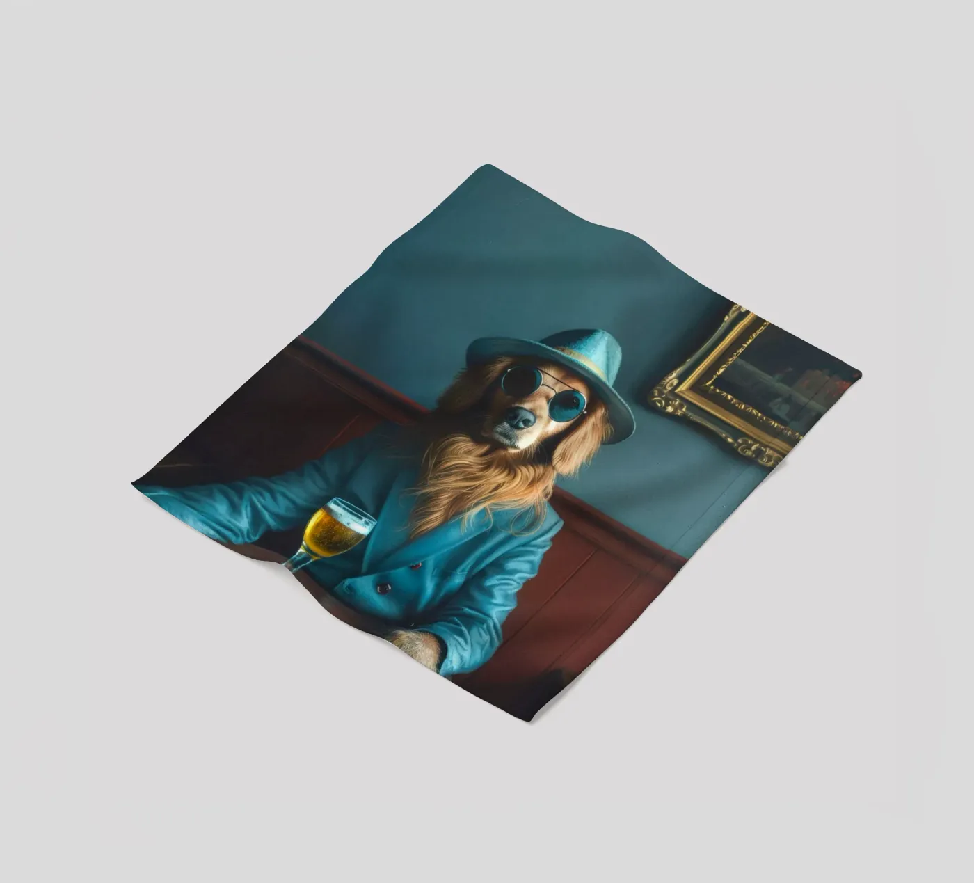 Lucas fleecedeken van Affiches Chien Originales – Dogland