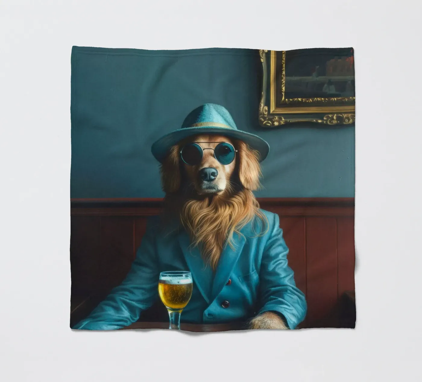 Lucas fleecedeken van Affiches Chien Originales – Dogland