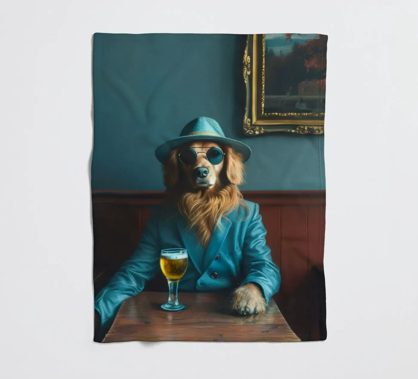 Lucas fleecedeken van Affiches Chien Originales – Dogland