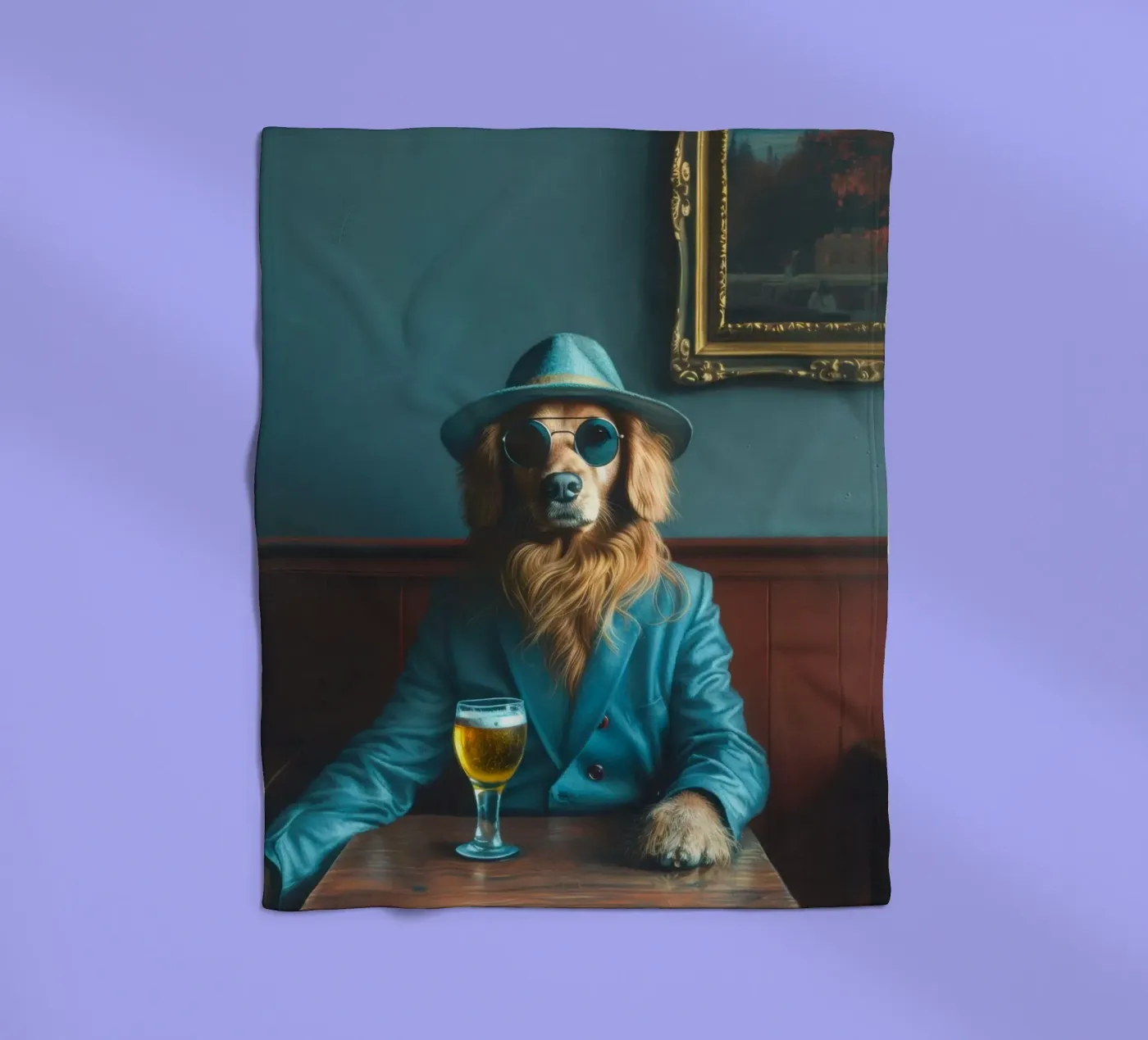 Lucas fleecedeken van Affiches Chien Originales – Dogland