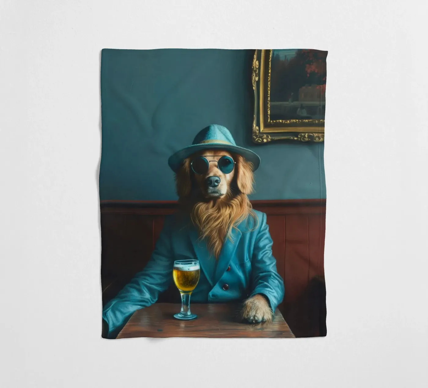 Lucas fleecedeken van Affiches Chien Originales – Dogland