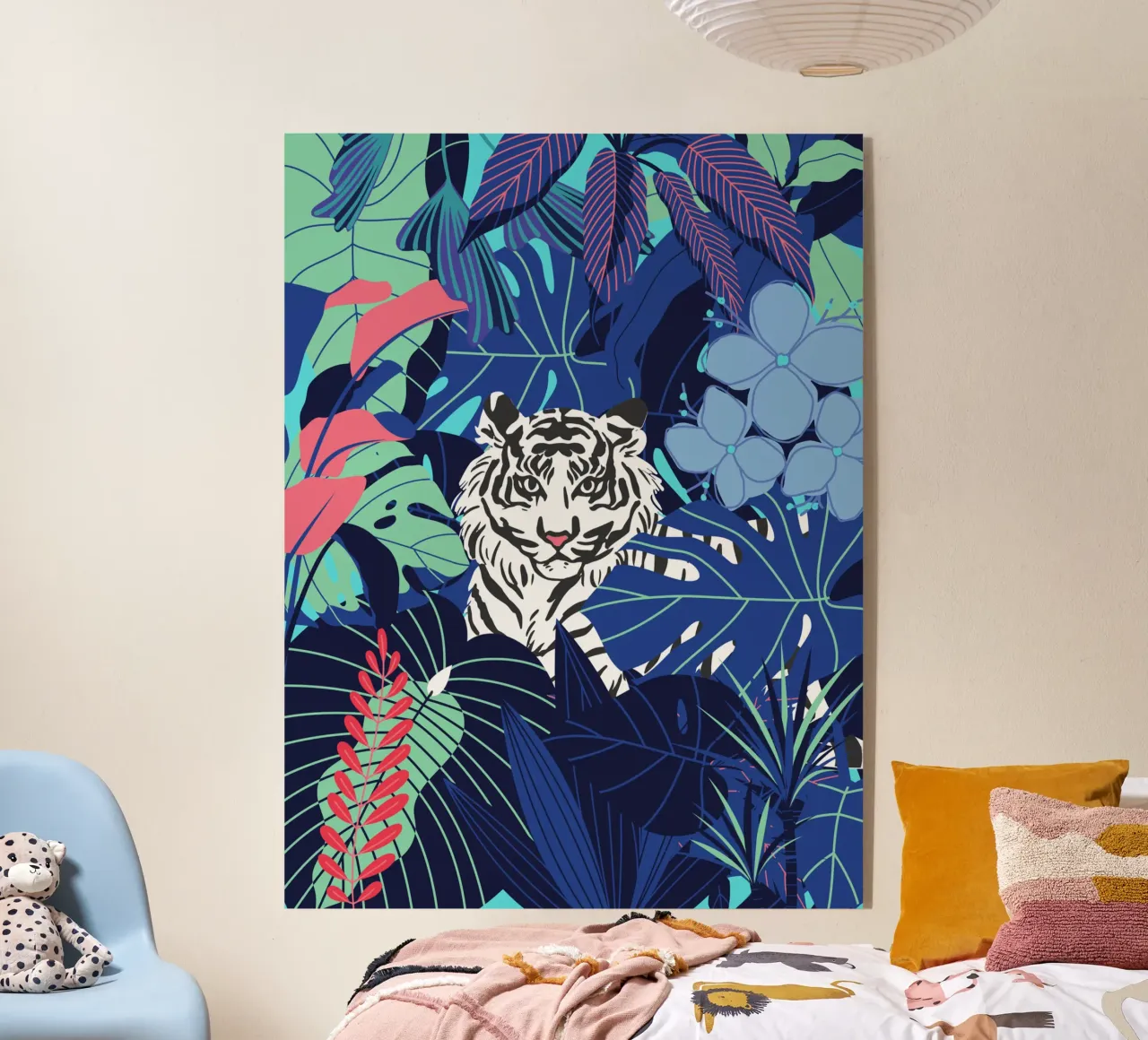 Tigre bianca plexiglass da Little Dean