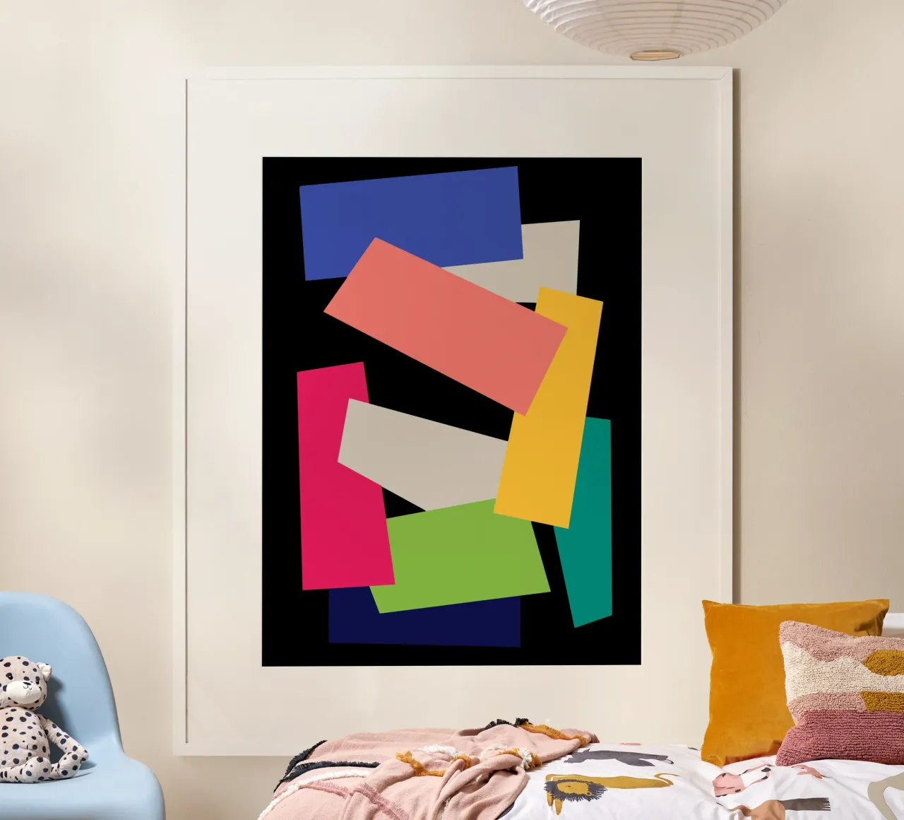 Rectangle tangle poster de Little Dean