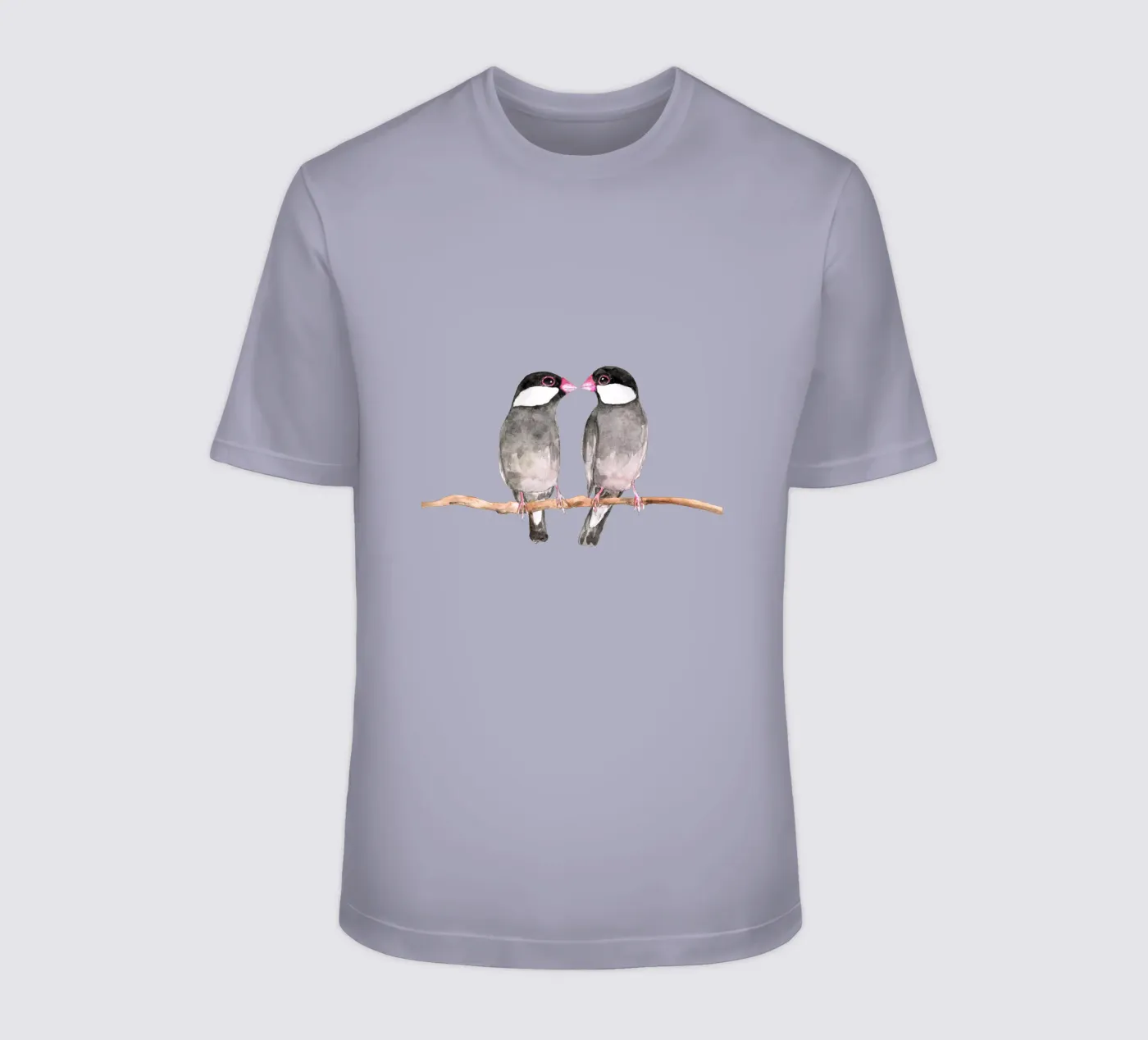 Due passeri di Giava che si baciano t-shirt da BwiseLizzy